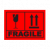 Fragile/This Way Up Shipping Label